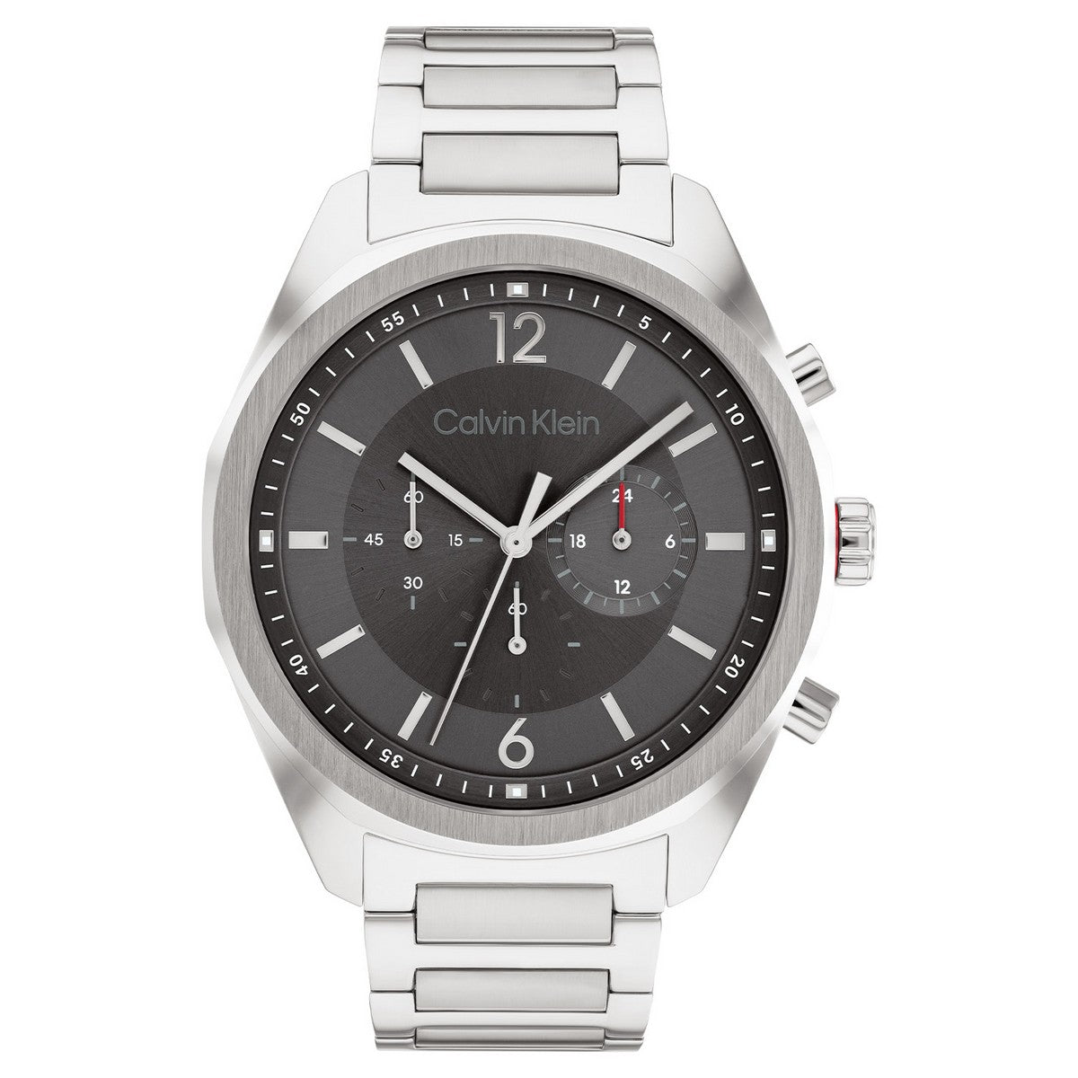 Calvin Klein Force Herenhorloge CK25200264 Zilverkleurig 45 mm