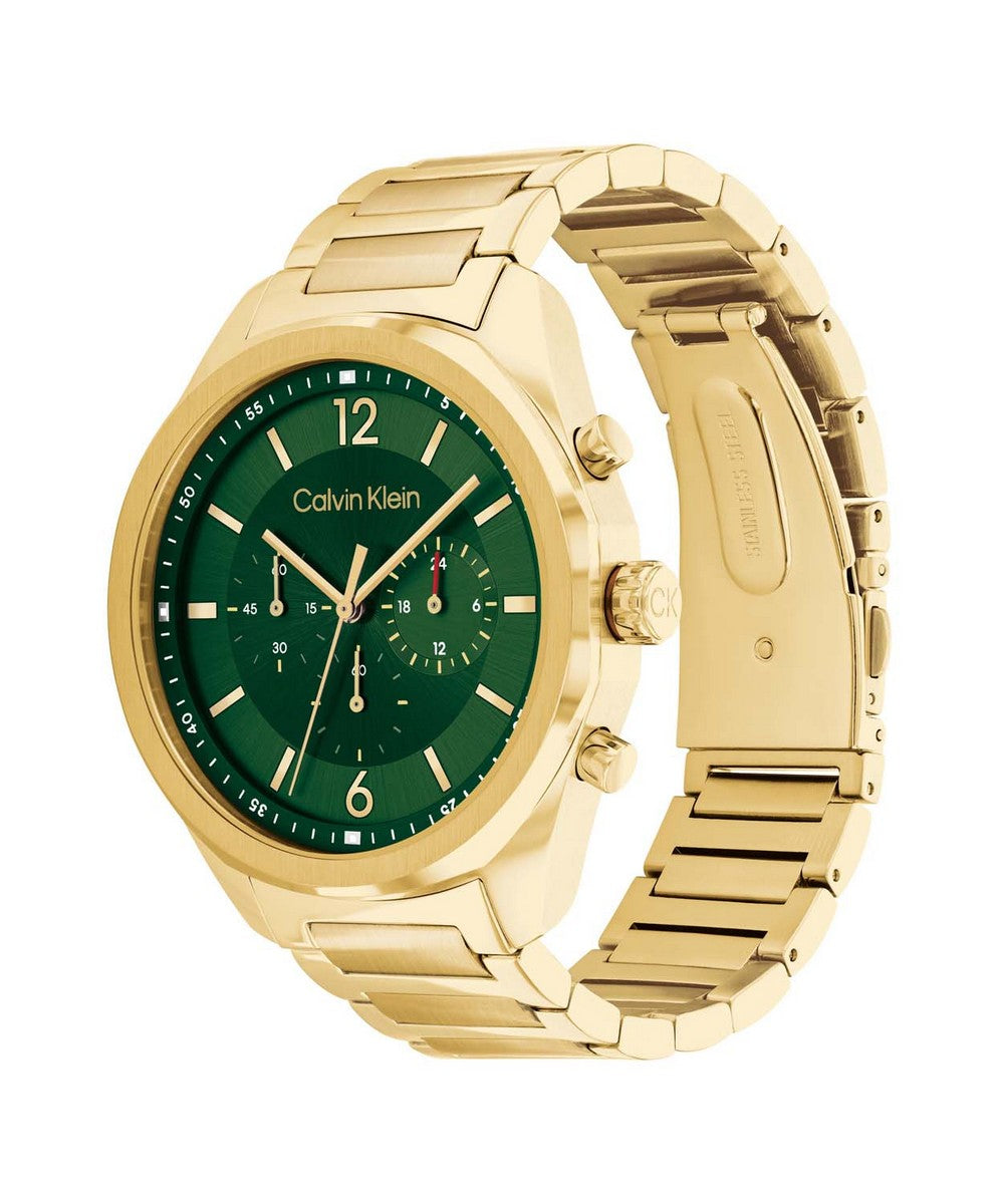 Calvin Klein Herenhorloge CK25200266 Goudkleurig 45 mm