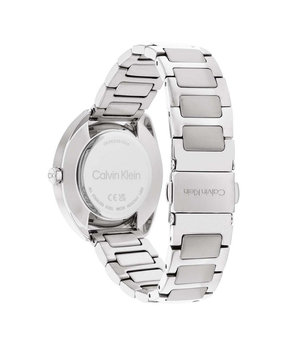 Calvin Klein Adorn Dameshorloge CK25200275 Zilverkleurig 34 mm
