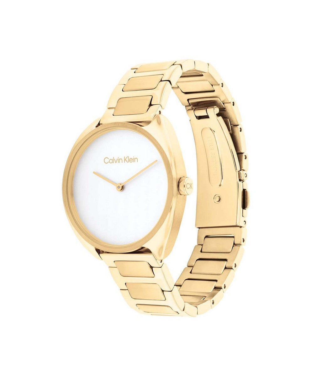 Calvin Klein Adorn Dameshorloge CK25200276 Goudkleurig 34 mm
