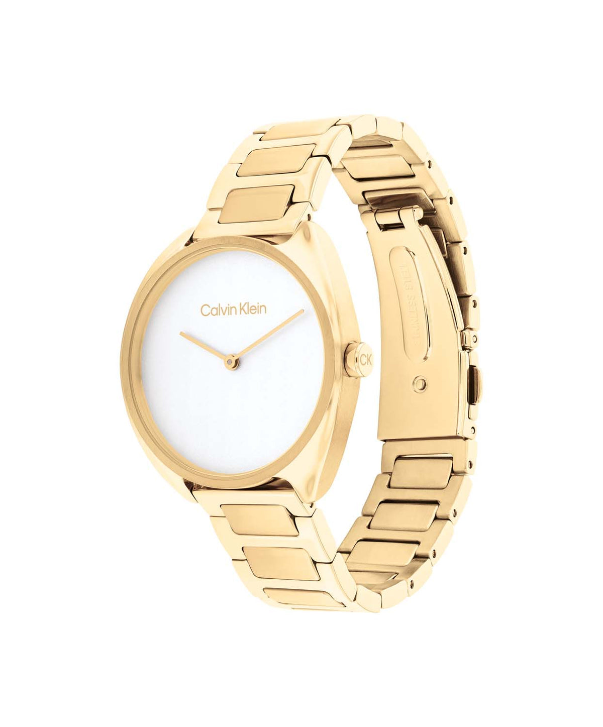 Calvin Klein Dames Horloge CK25200276 34 mm Goudkleurig
