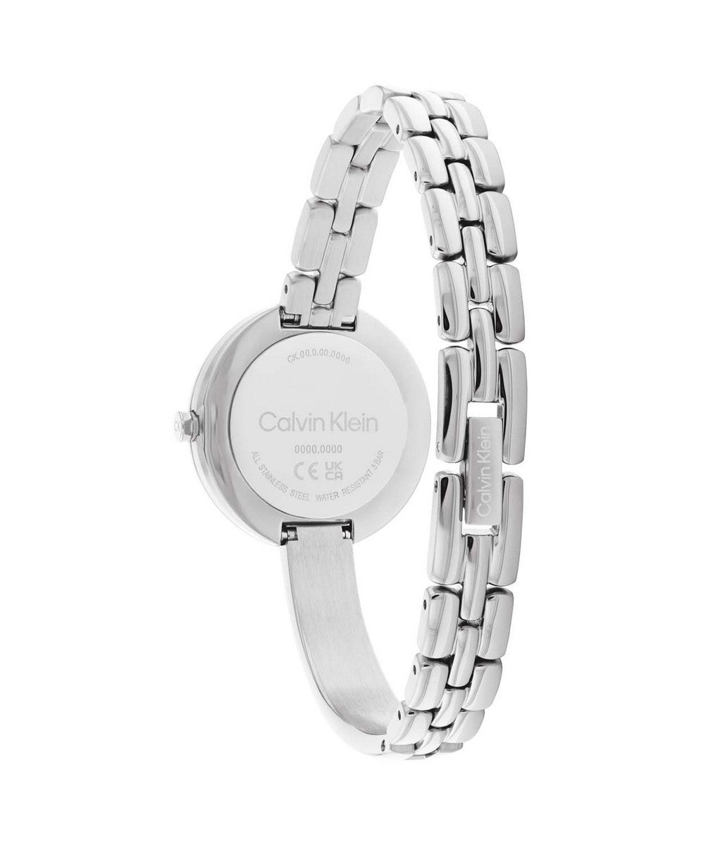 Calvin Klein Bangled Dameshorloge CK25200278 Zilverkleurig 28 mm