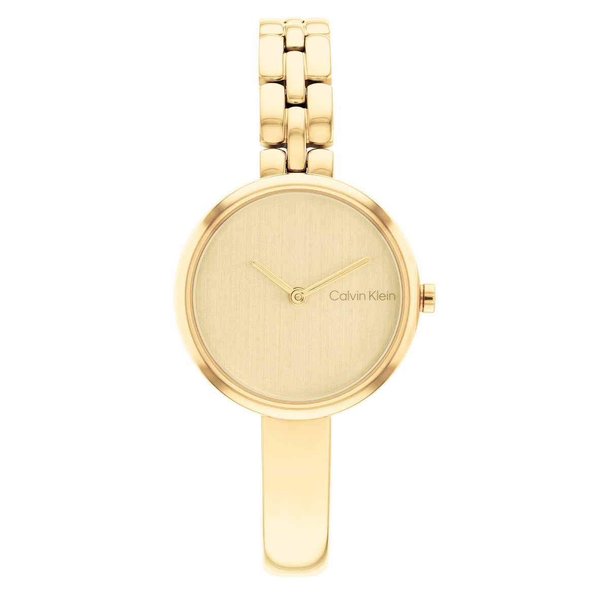 Calvin Klein Bangled Dameshorloge CK25200279 Goudkleurig 28 mm