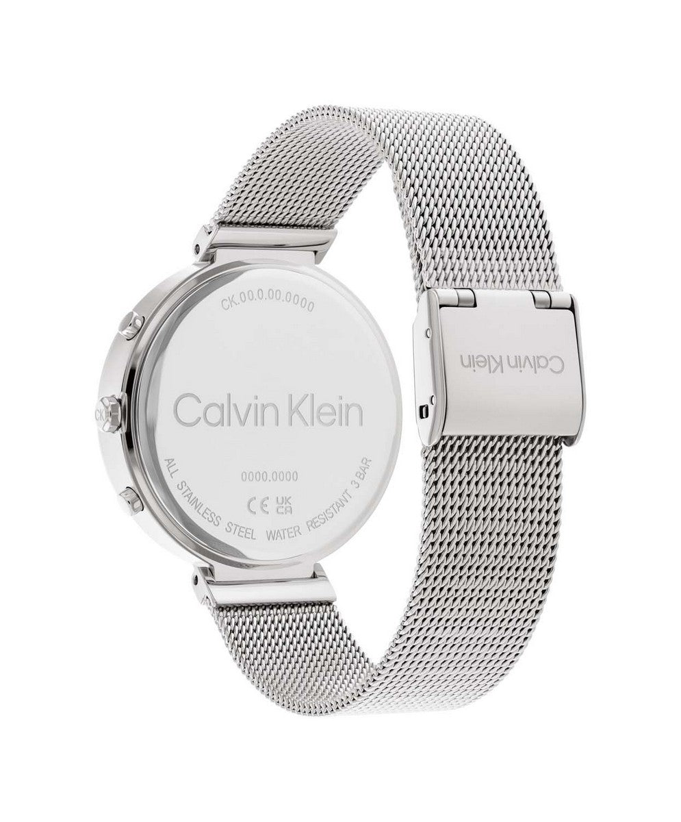 Calvin Klein MINIMALISTIC T-BAR Dameshorloge CK25200286 Zilverkleurig 36 mm