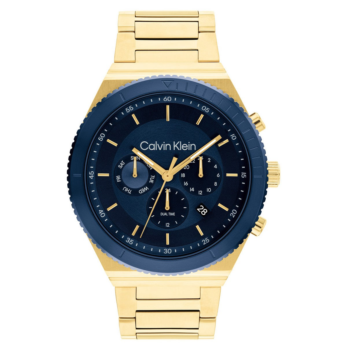 Calvin Klein Herenhorloge CK25200302 Goudkleurig 45 mm