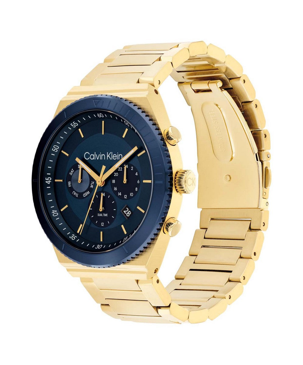 Calvin Klein Herenhorloge CK25200302 Goudkleurig 45 mm