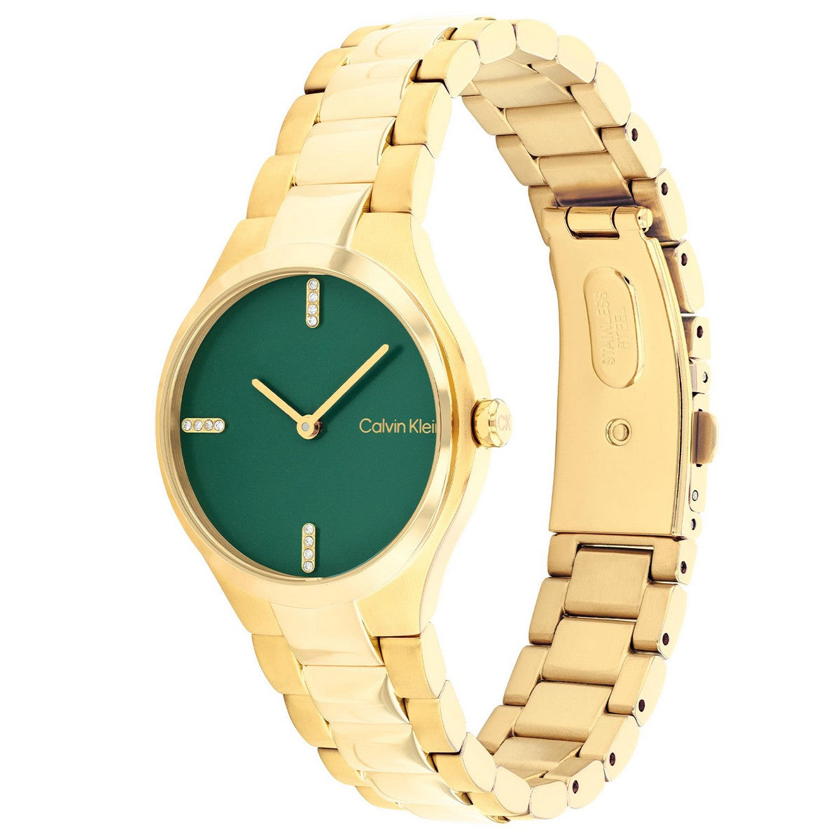 Calvin Klein Admire Dameshorloge CK25200333 Goudkleurig 30 mm