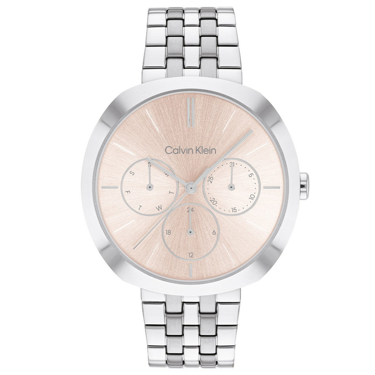 Calvin Klein Shape Dameshorloge CK25200335 Zilverkleurig 38 mm