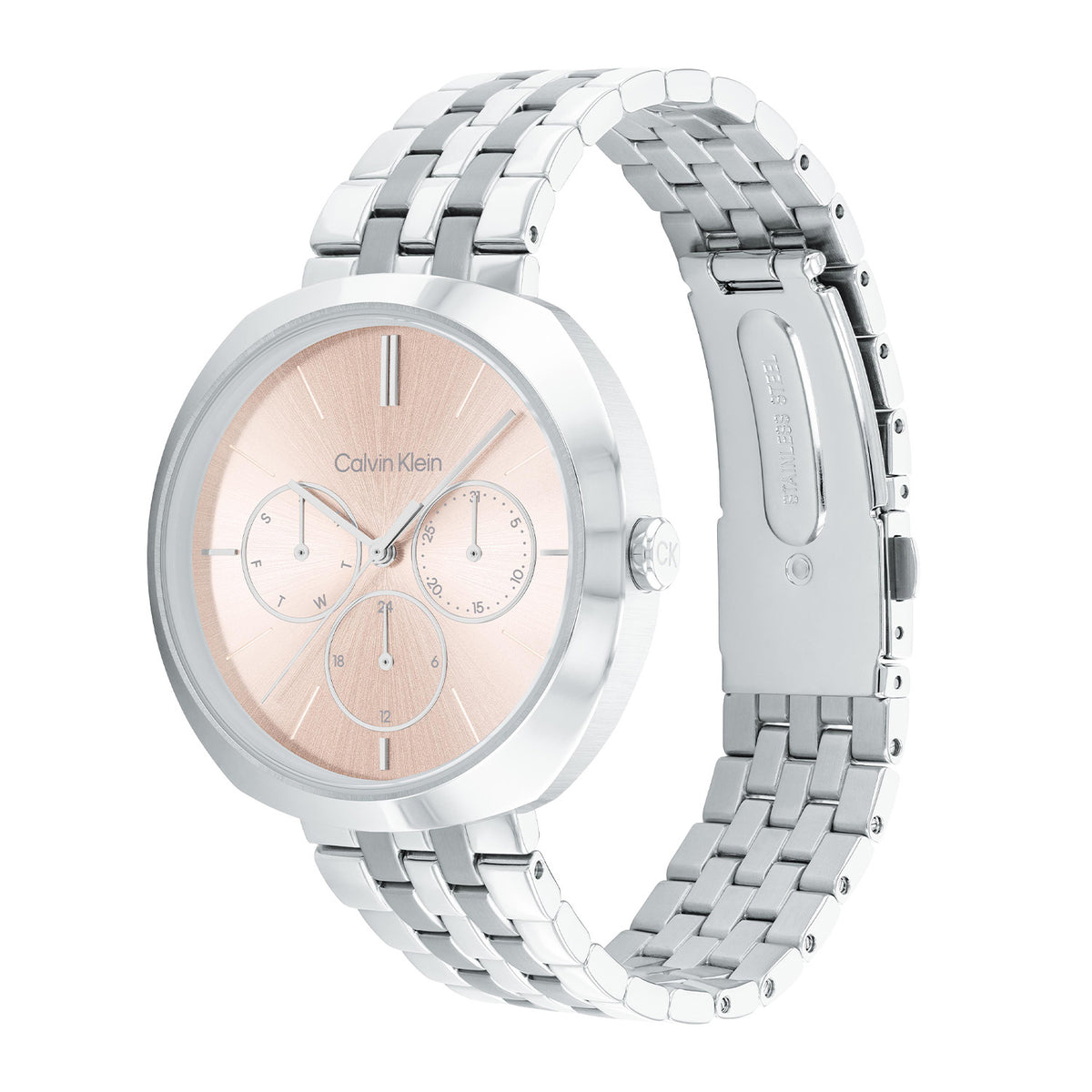 Calvin Klein Dames Horloge CK25200335 38 mm Zilverkleurig