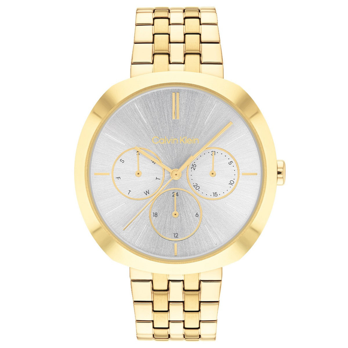 Calvin Klein Shape Dameshorloge CK25200336 Goudkleurig 38 mm