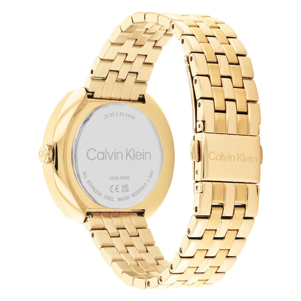 Calvin Klein Dames Horloge CK25200336 38 mm Goudkleurig