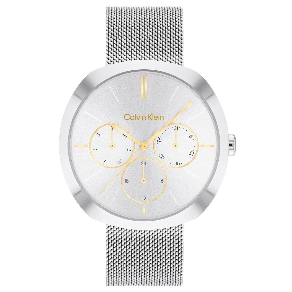 Calvin Klein Shape Dameshorloge CK25200338 Zilverkleurig 38 mm