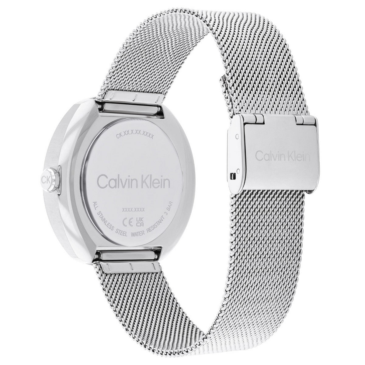 Calvin Klein Shape Dameshorloge CK25200338 Zilverkleurig 38 mm