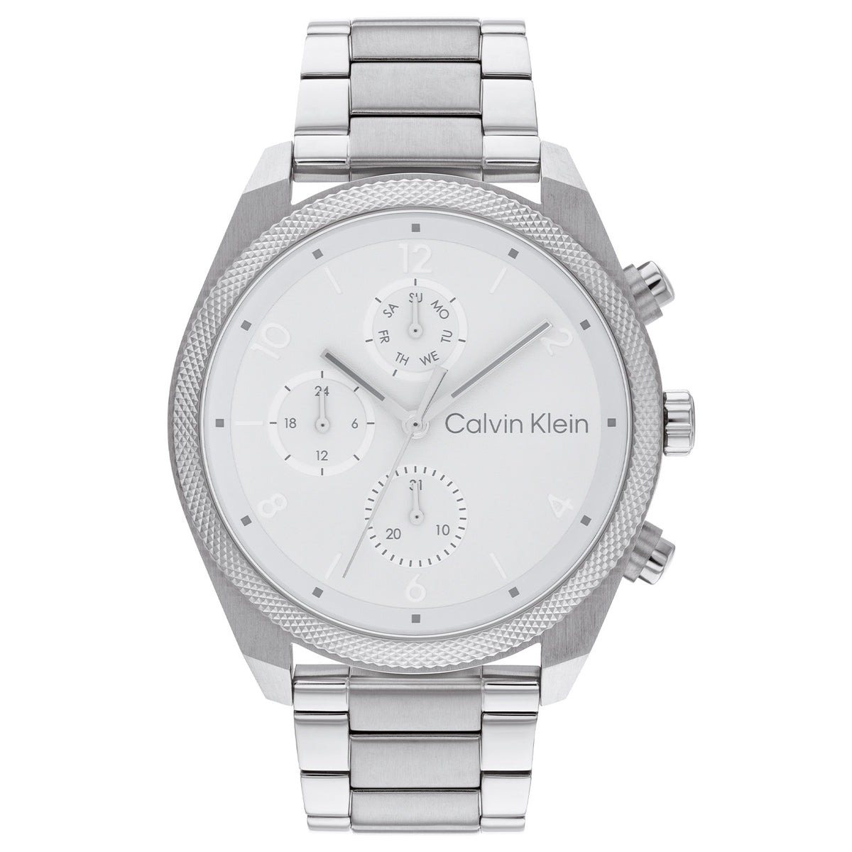 Calvin Klein Heren Horloge CK25200356 44 mm Zilverkleurig