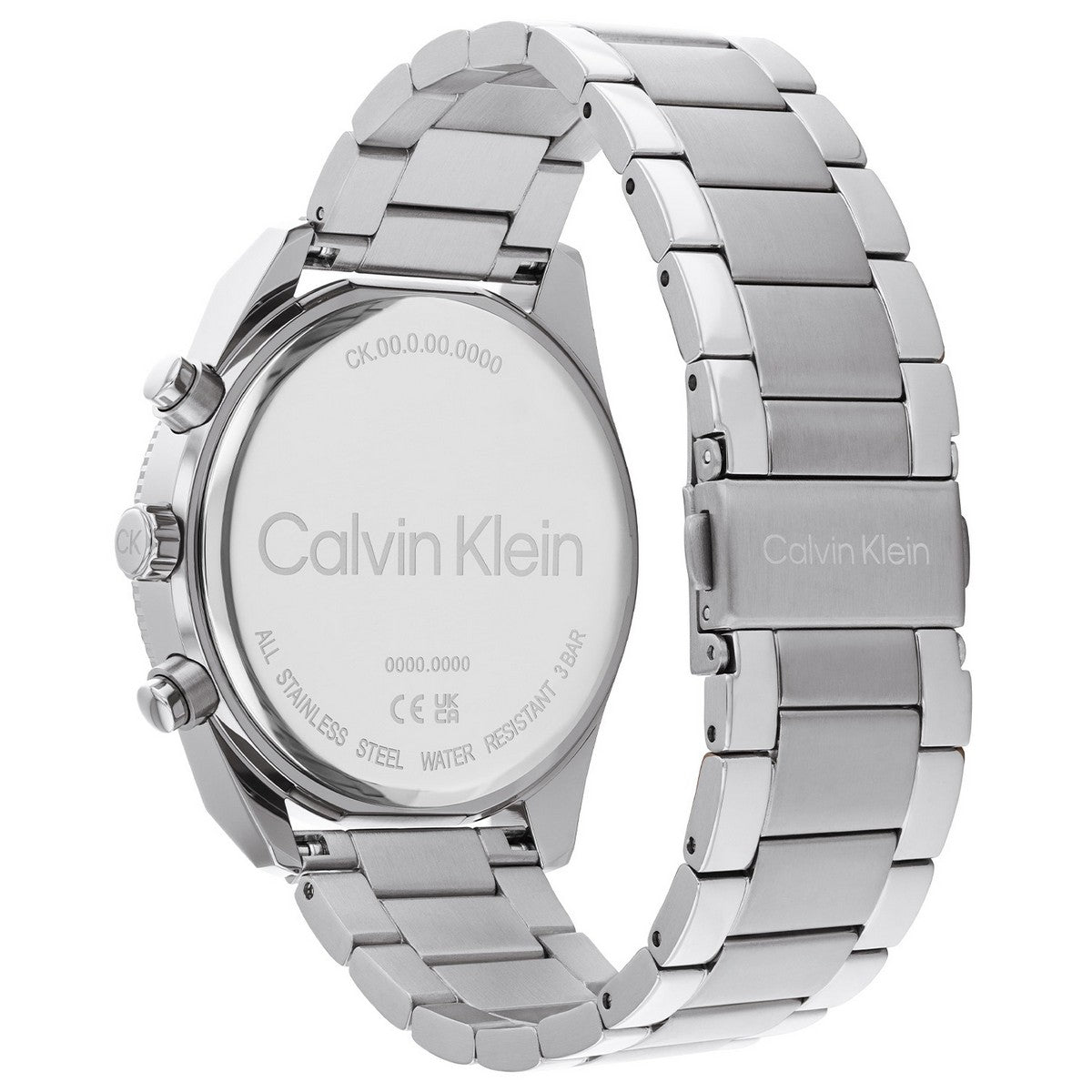 Calvin Klein Impact Herenhorloge CK25200356 Zilverkleurig 44 mm