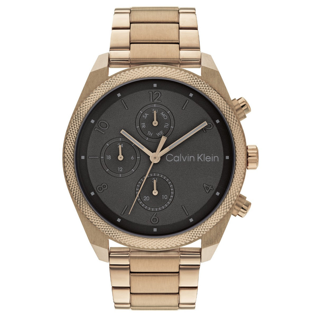 Calvin Klein Impact Herenhorloge CK25200357 Goudkleurig 44 mm