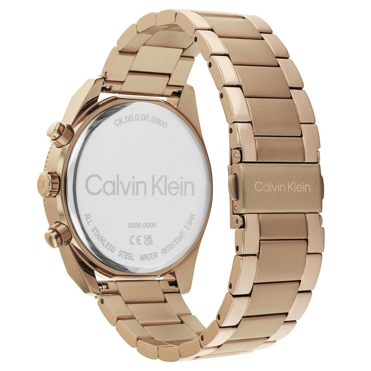 Calvin Klein Impact Herenhorloge CK25200357 Goudkleurig 44 mm