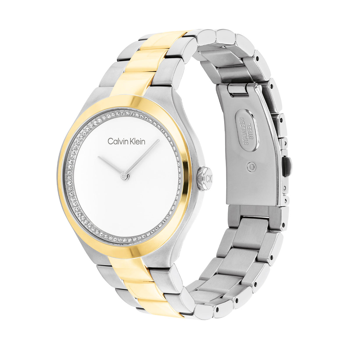 Calvin Klein Dames Horloge CK25200366 36 mm Zilverkleurig