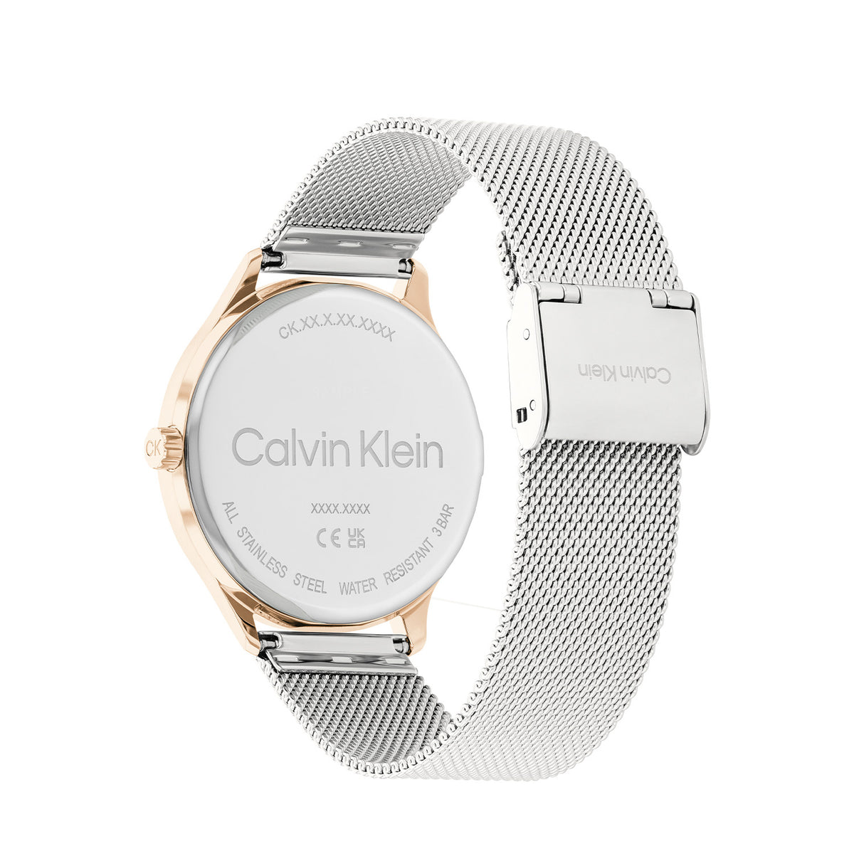 Calvin Klein Dames Horloge CK25200374 38 mm Zilverkleurig