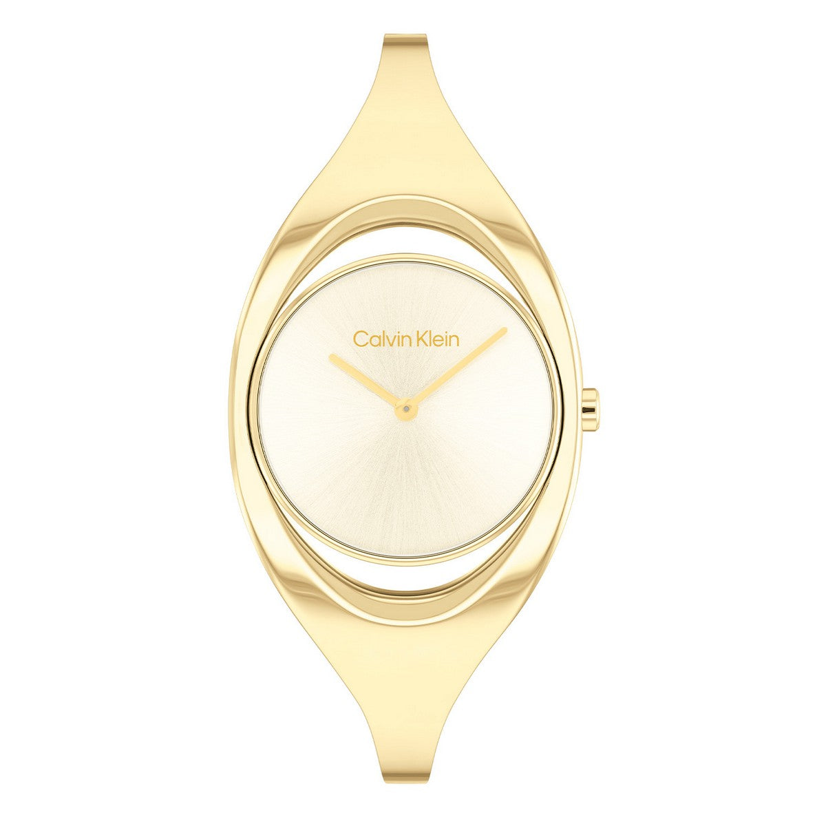 Calvin Klein Elated Dameshorloge CK25200422 Goudkleurig 30 mm