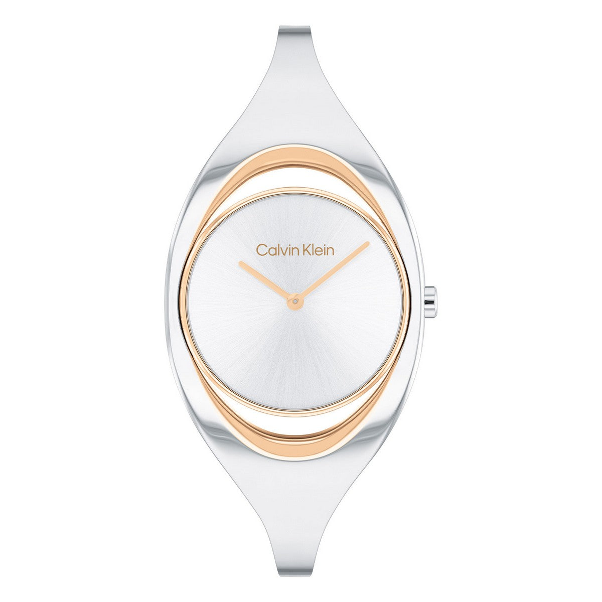 Calvin Klein Elated Dameshorloge CK25200424 Zilverkleurig 30 mm