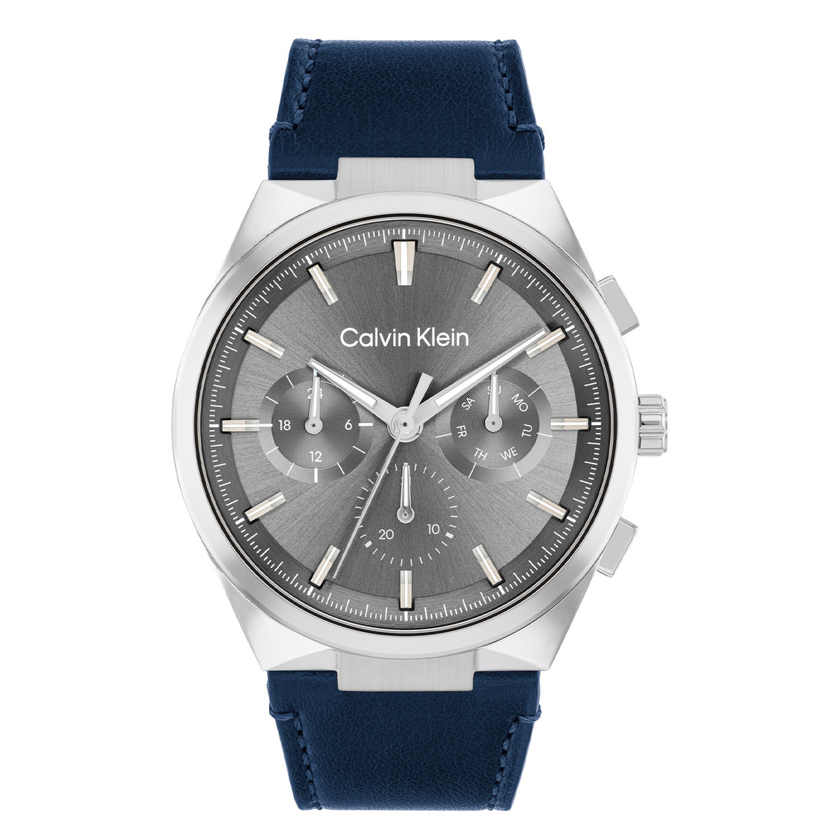 Calvin Klein Heren Horloge CK25200444 44 mm Zilverkleurig