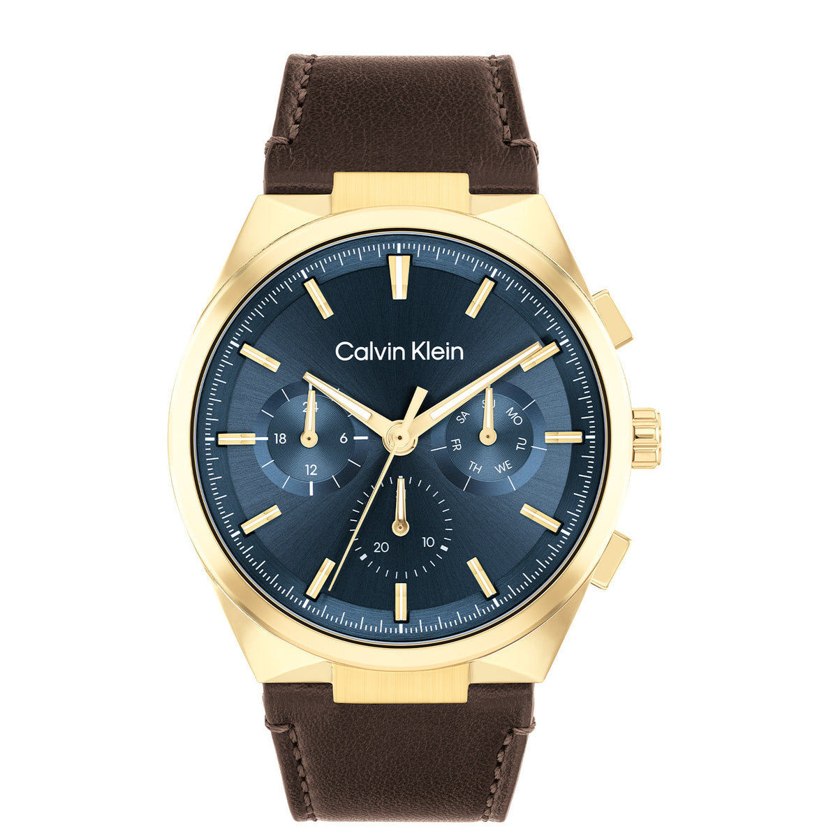 Calvin Klein Heren Horloge CK25200445 44 mm Goudkleurig