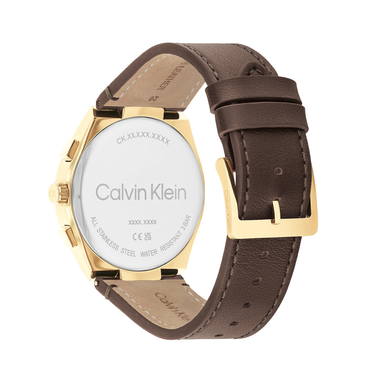 Calvin Klein Heren Horloge CK25200445 44 mm Goudkleurig