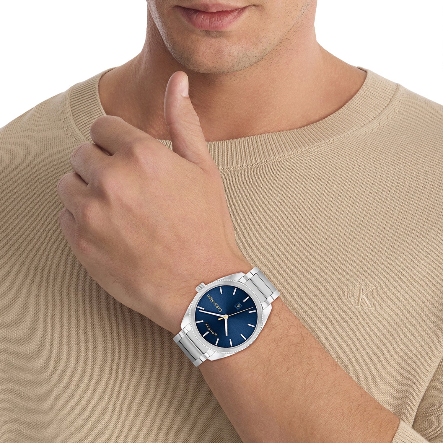 Calvin Klein Herenhorloge CK25200446 Zilverkleurig 42 mm