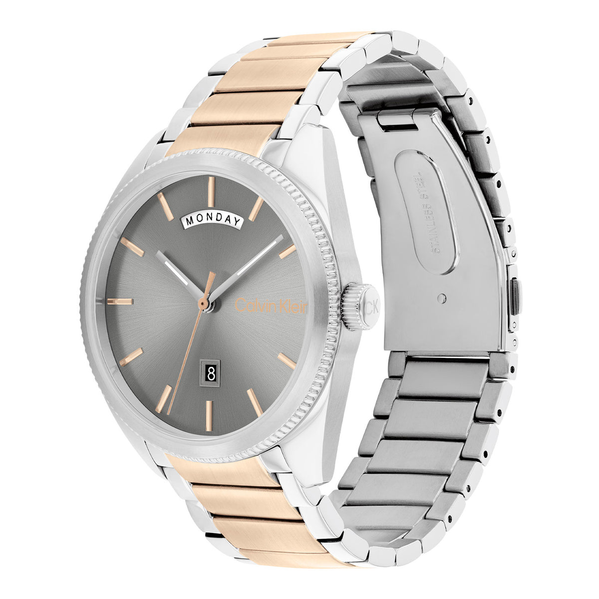 Calvin Klein Heren Horloge CK25200449 42 mm Zilverkleurig