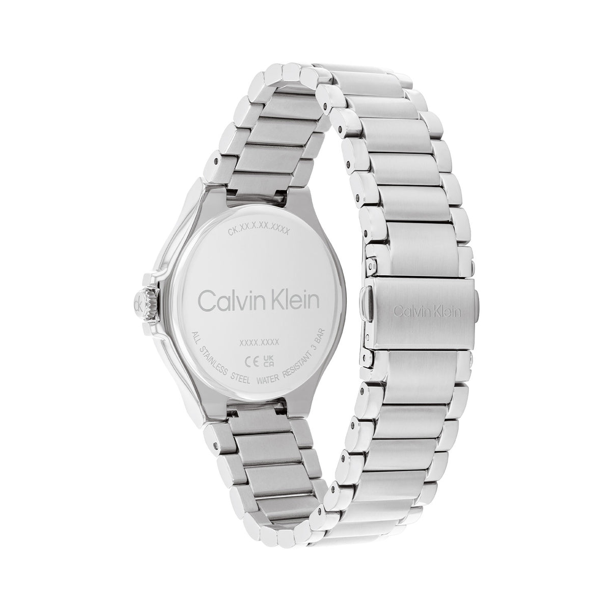 Calvin Klein Heren Horloge CK25200482 39 mm Zilverkleurig