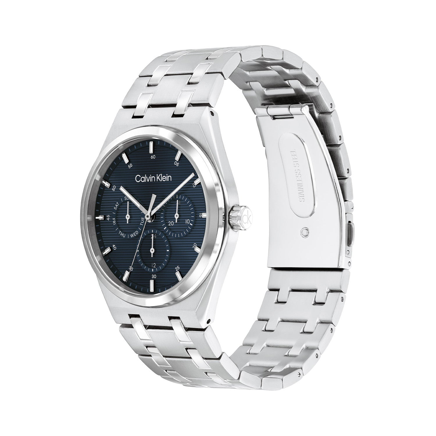 Calvin Klein Heren Horloge CK25200520 39 mm Zilverkleurig
