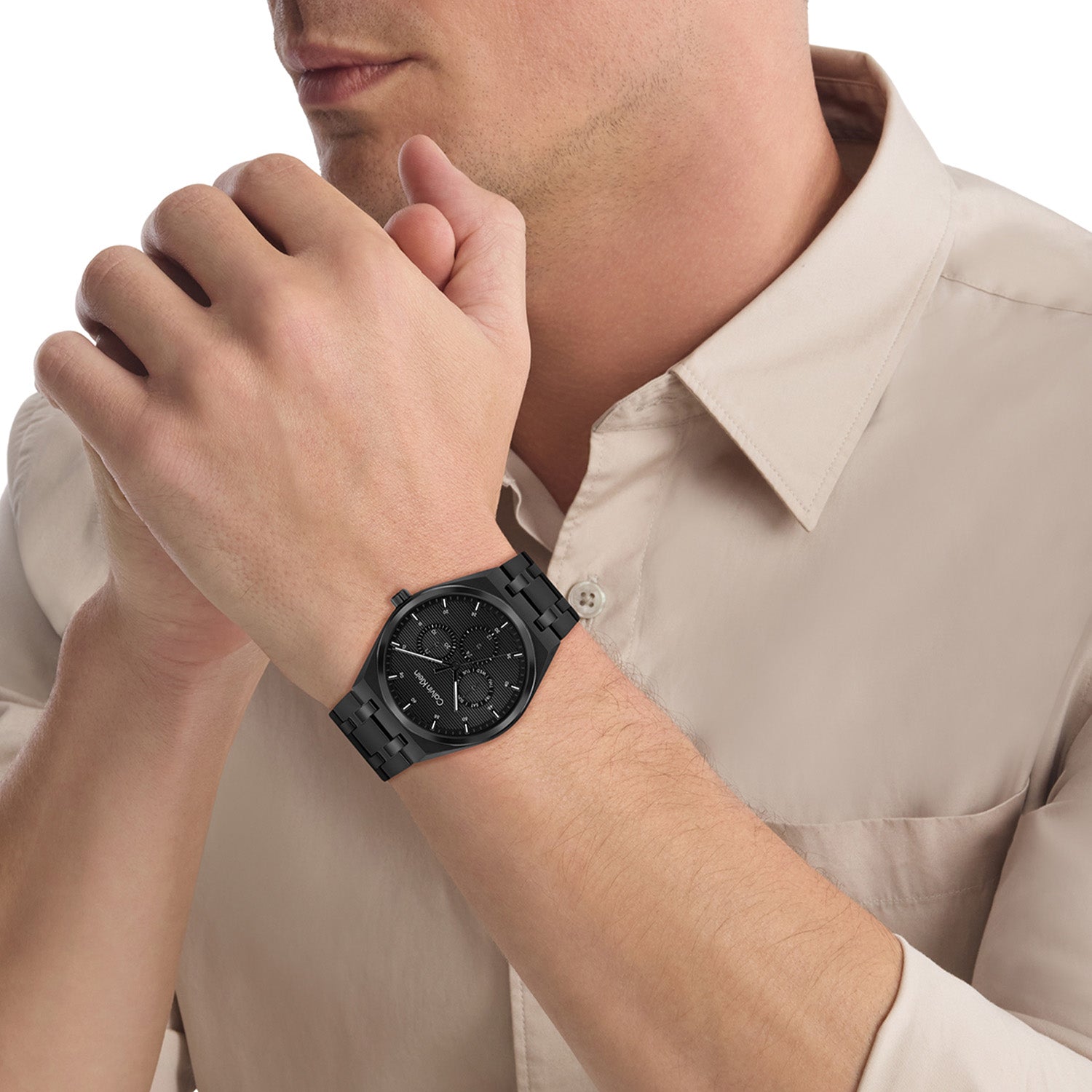 Calvin Klein Heren Horloge CK25200522 39 mm Zwart