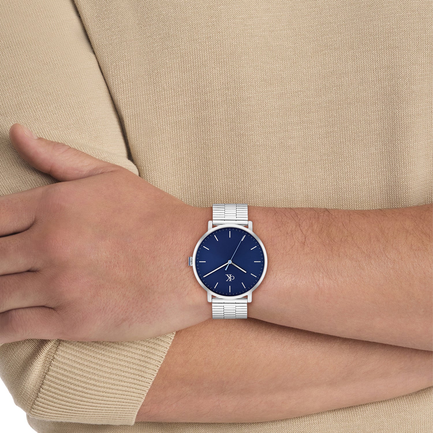 Calvin Klein Herenhorloge CK25200548 Zilverkleurig 42 mm