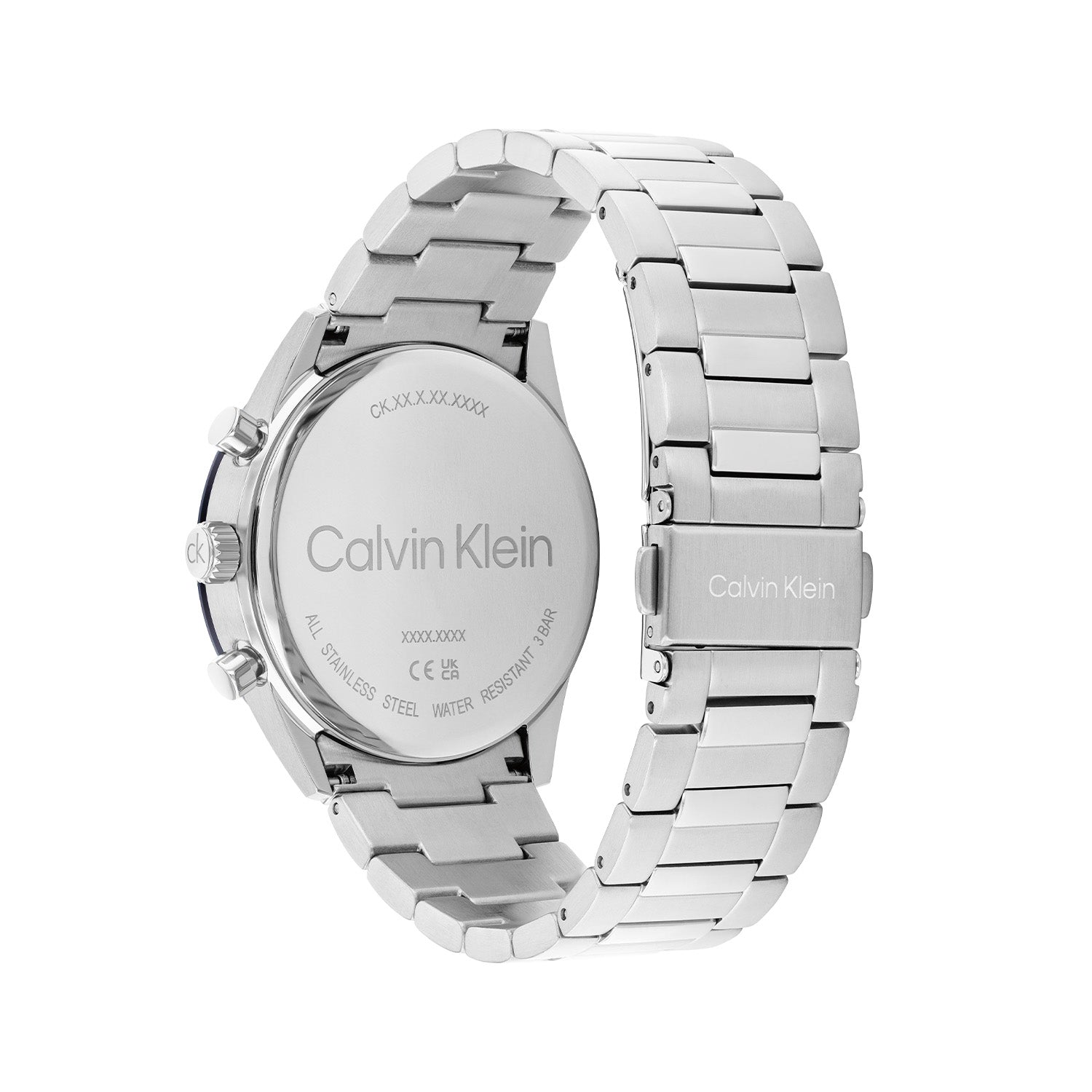 Calvin Klein Heren Horloge CK25200556 43 mm Zilverkleurig