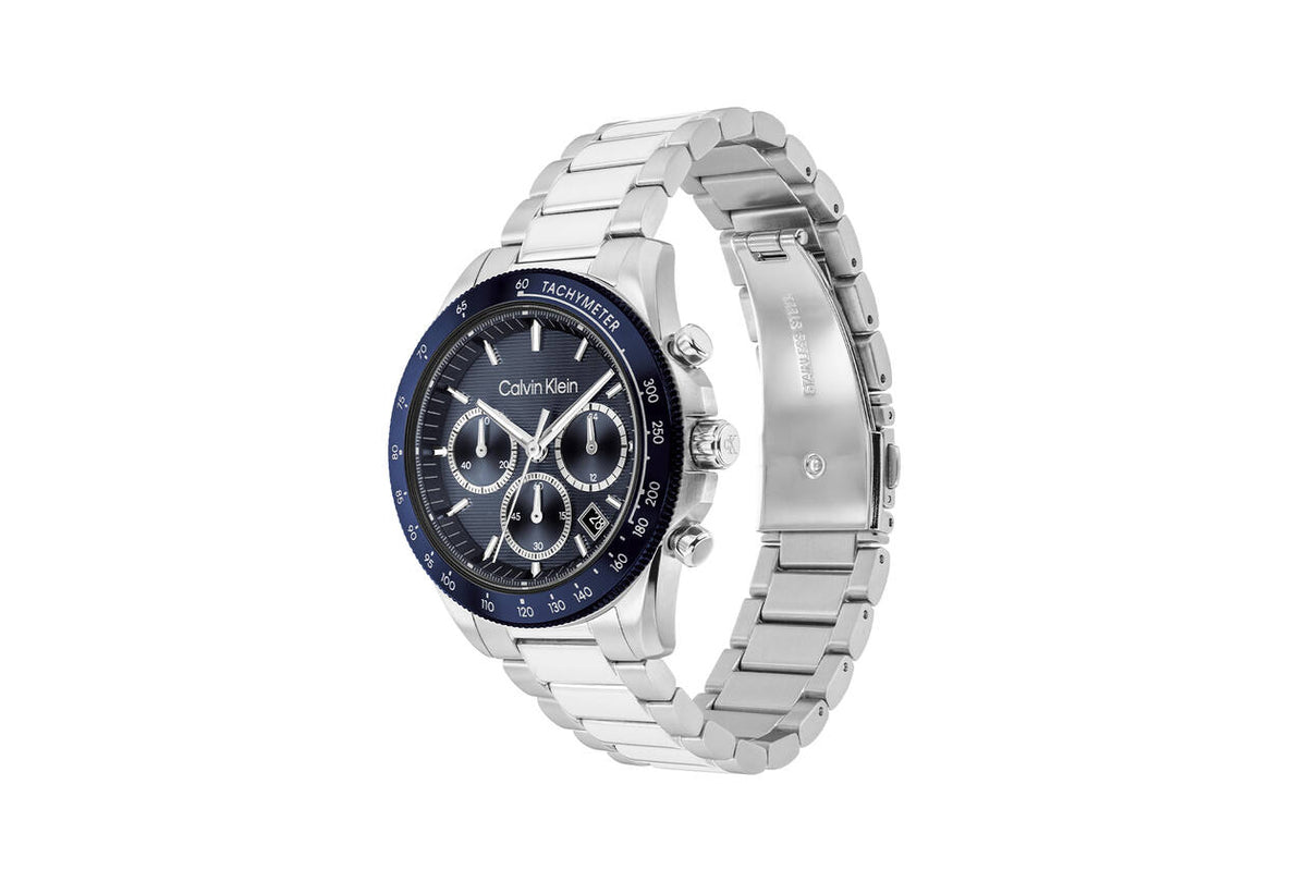 Calvin Klein Heren Horloge CK25200607 40 mm Zilverkleurig
