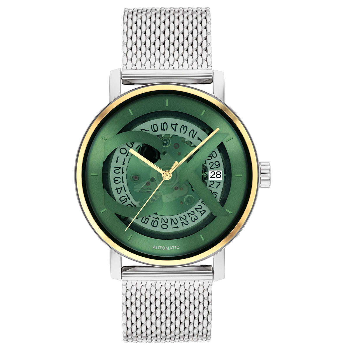 Calvin Klein Heren Horloge CK25300005 40 mm Zilverkleurig