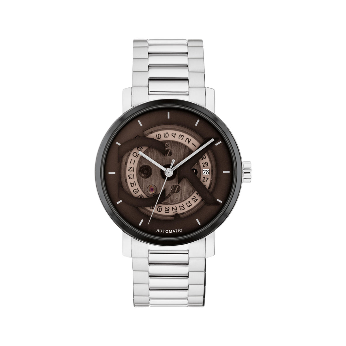 Calvin Klein Heren Horloge CK25300018 40 mm Zilverkleurig