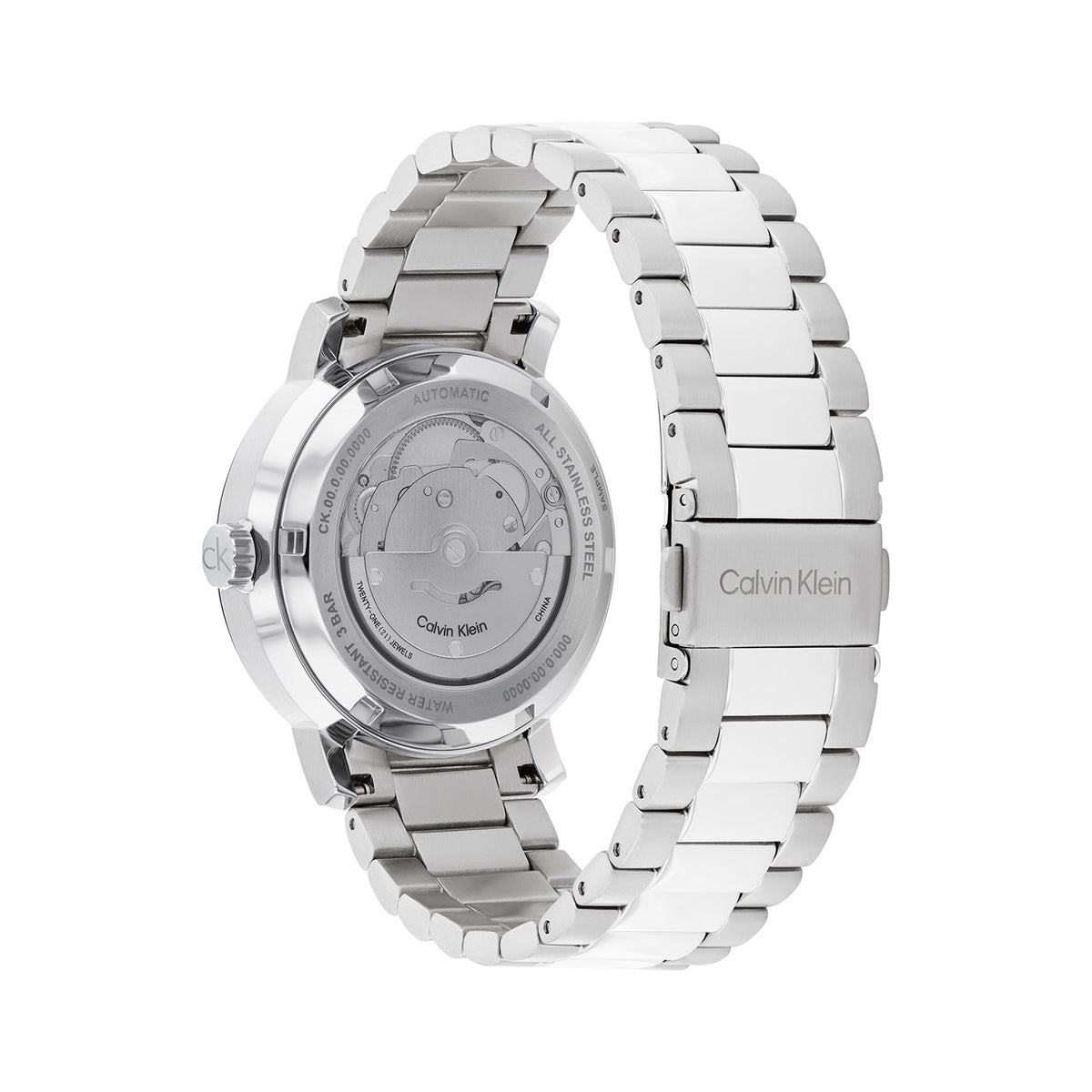 Calvin Klein Heren Horloge CK25300018 40 mm Zilverkleurig