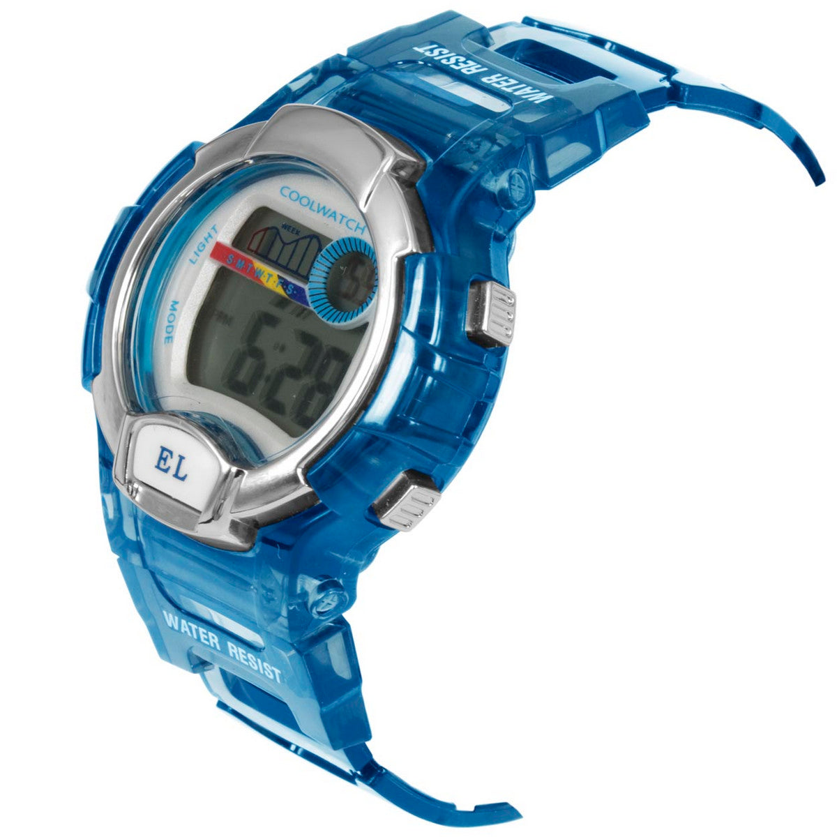 Prisma CW.378 Kids Digital 5 ATM Blauw Horloge