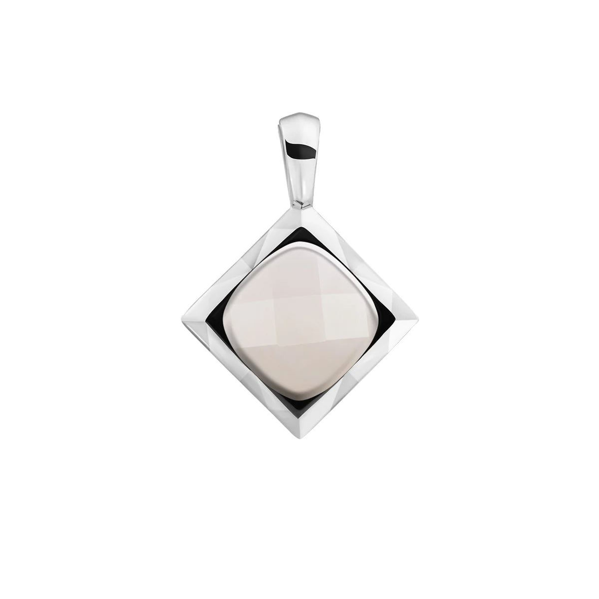 Sparkling Jewels Hanger Parel SP32-P01 Zilverkleurig