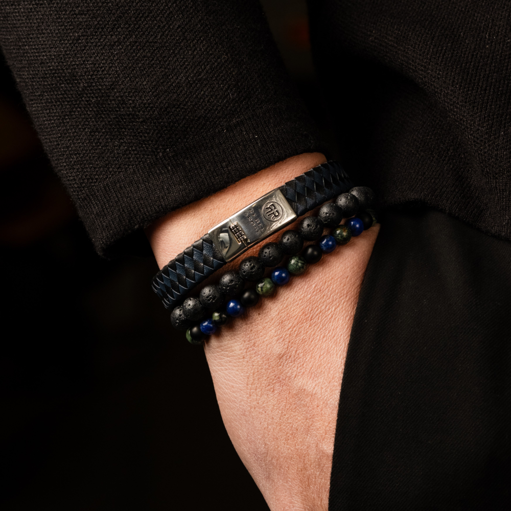 Rebel & Rose Absolutely Leather Armband RR-L0177-S – Zwart