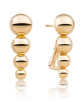Sparkling Jewels Oorringen Bubble Push Back Earrings - Gold EAG34 - PansiteNederland.nl
