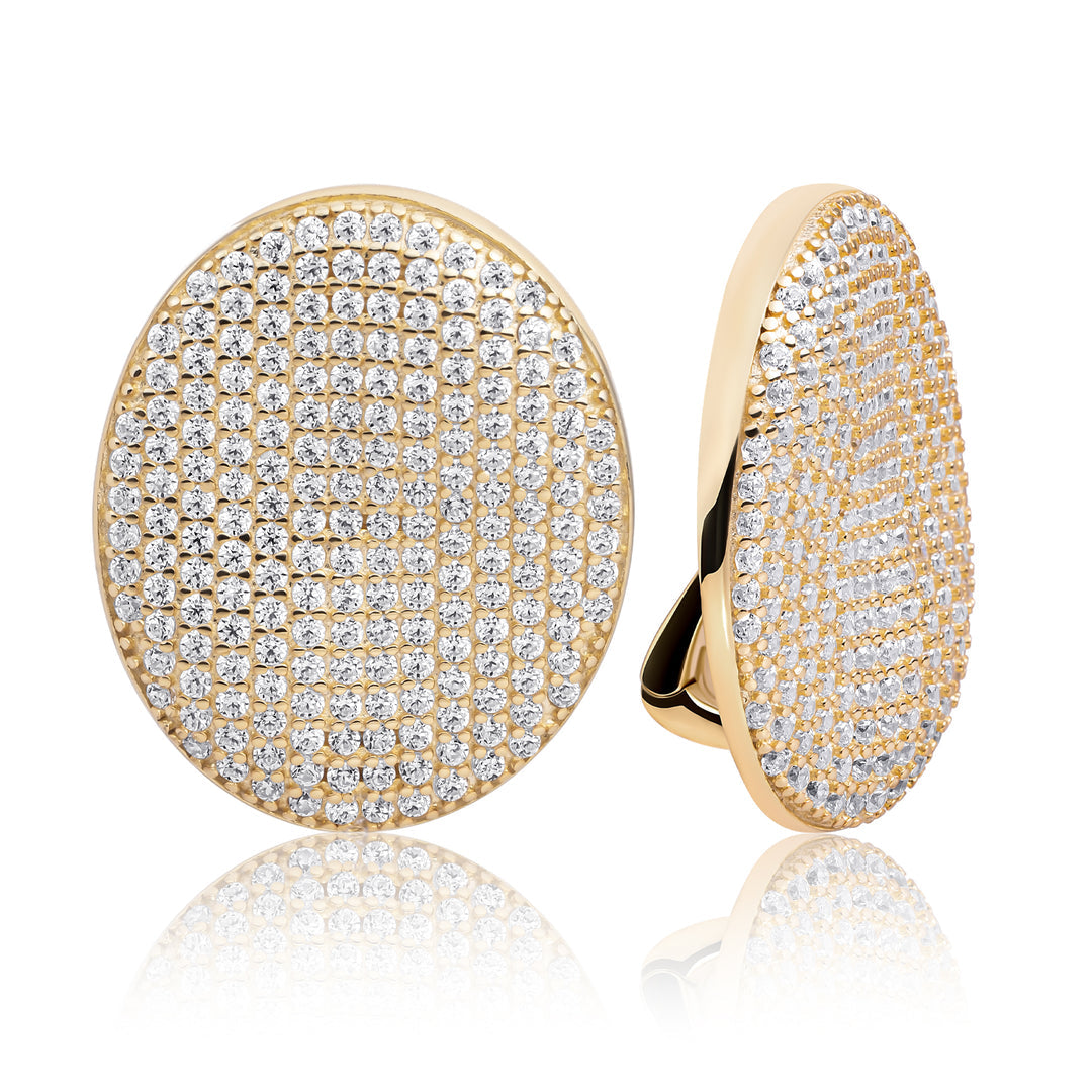Sparkling Jewels Oorbellen Fuse zirkonia EAG43 Goudkleurig