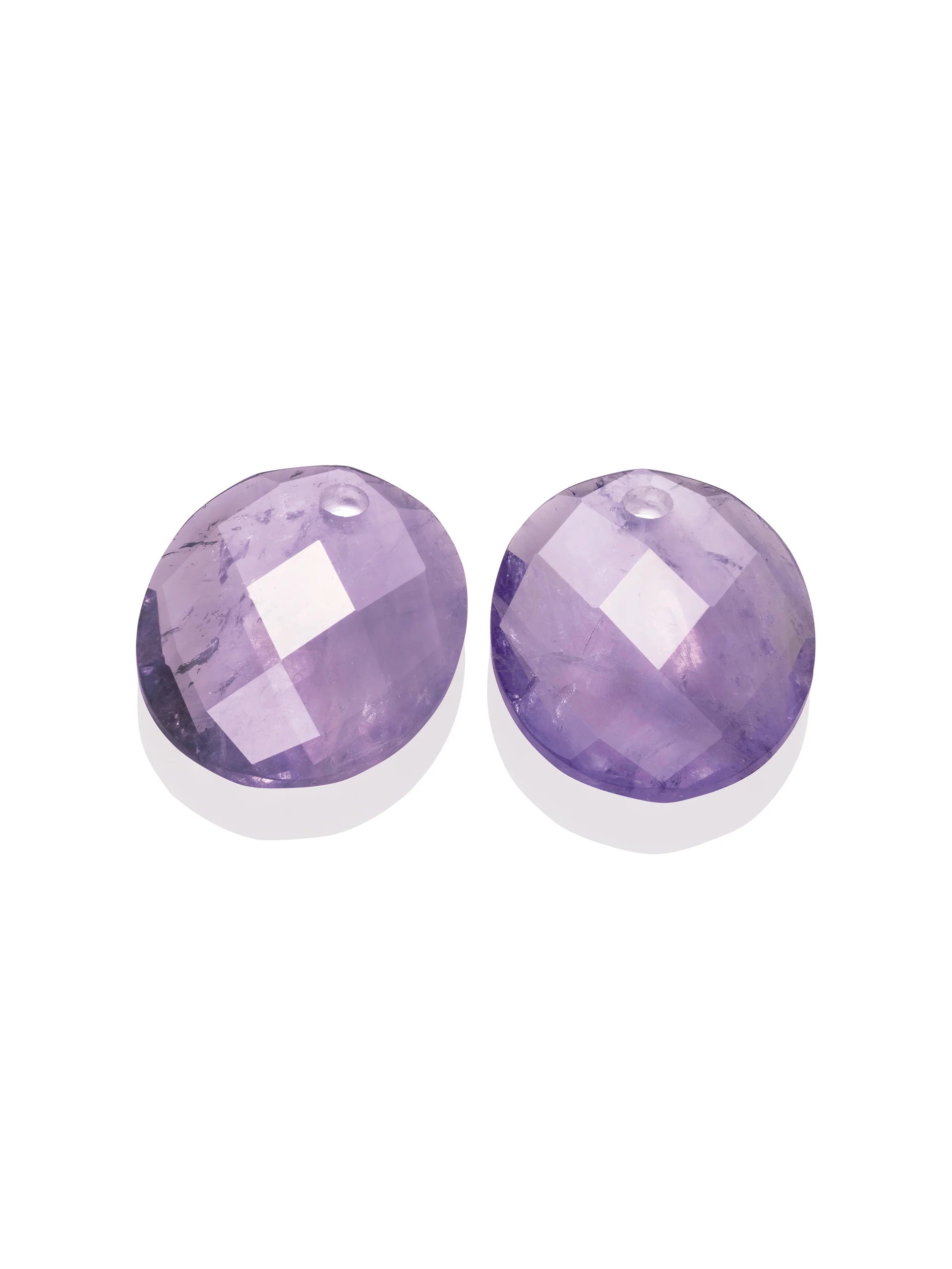 Sparkling Jewels Oorstenen Amethist EAGEM05-RO