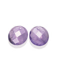 Sparkling Jewels - Oorstenen: Round Oval - Amethyst EAGEM05-RO - PansiteNederland.nl