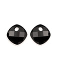 Sparkling Jewels Oorstenen | Cushion Cut - Onyx EAGEM07-CC - PansiteNederland.nl