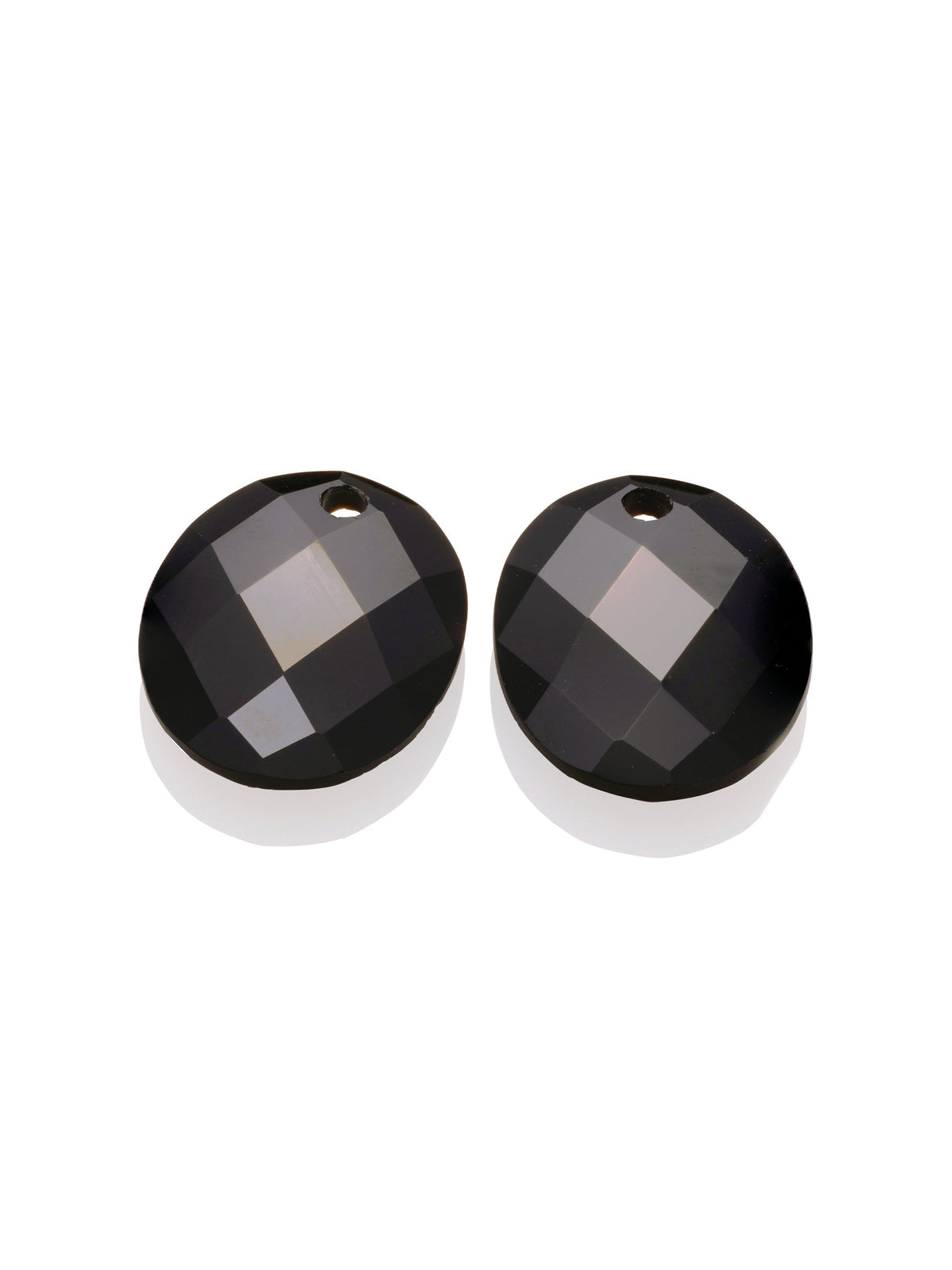 Sparkling Jewels Oorstenen Onyx EAGEM07-RO