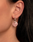 Sparkling Jewels Oorstenen | Cushion Cut - Rose Quartz EAGEM13-CC - PansiteNederland.nl