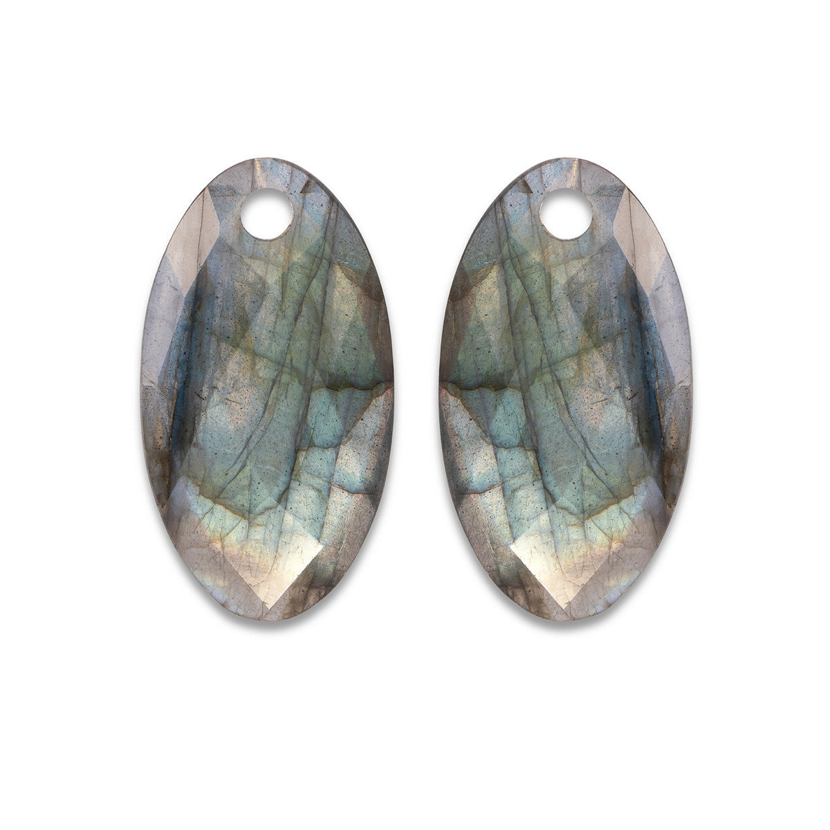 Sparkling Jewels Oorstenen Large Leaf Labradoriet EAGEM18-FCLF-L